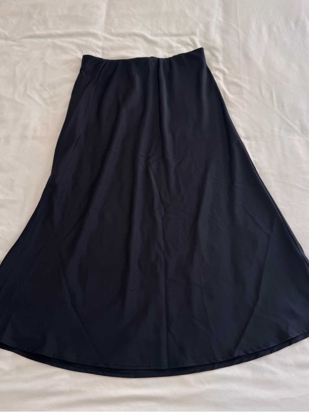 Satin Midi Skirt